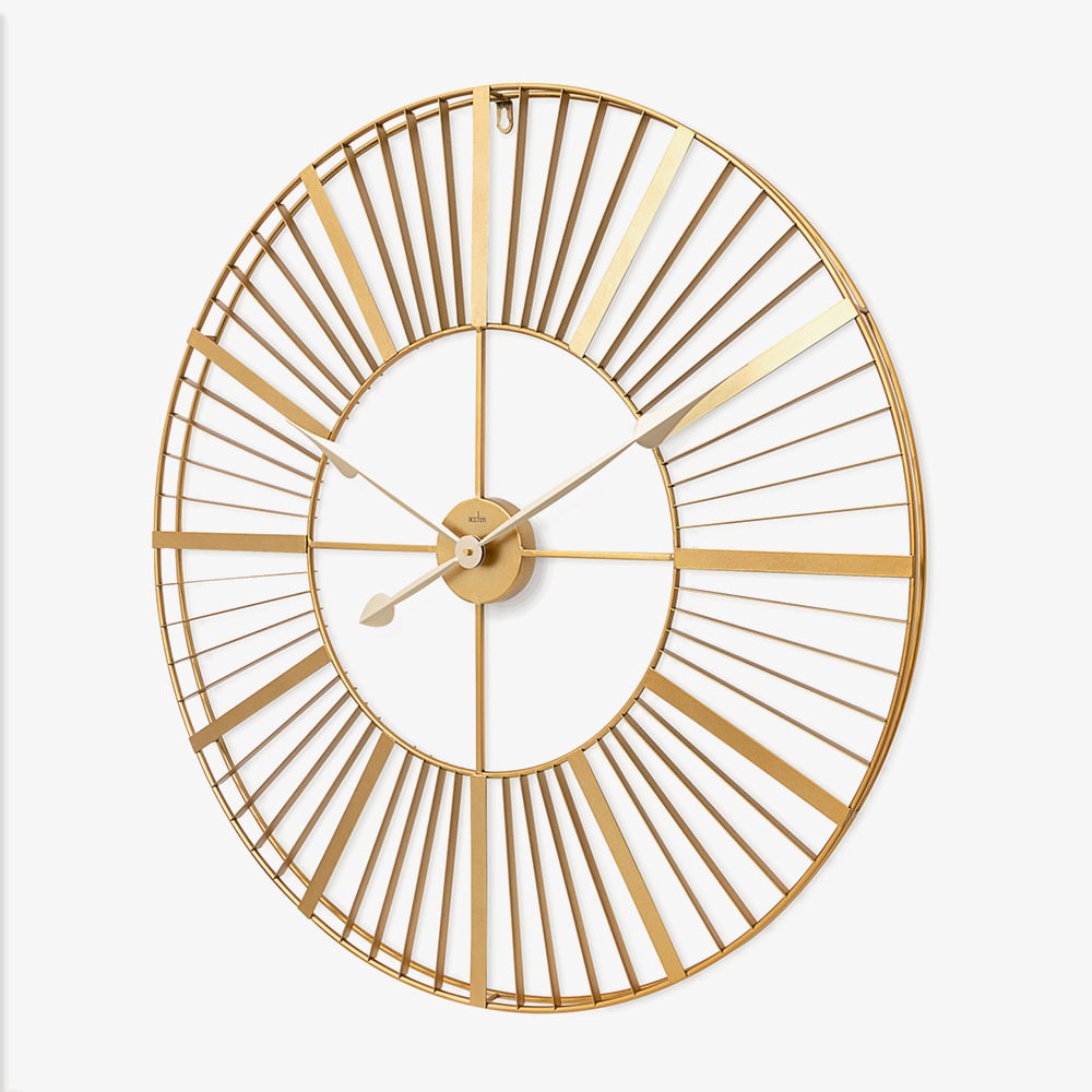 Acctim Gardener Gold Tone XXL Wall Clock 29688