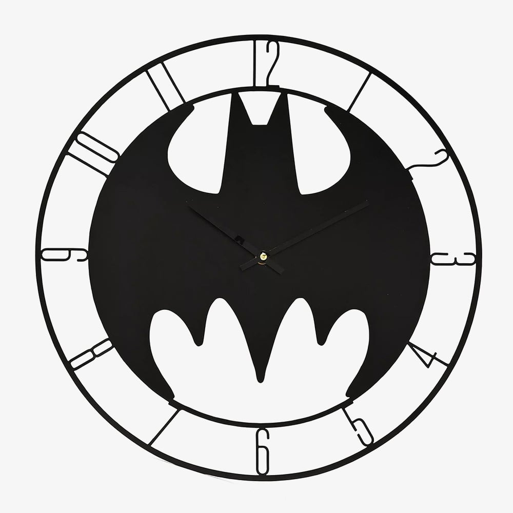 Warner Bros Batman Metal Wall Clock WB356