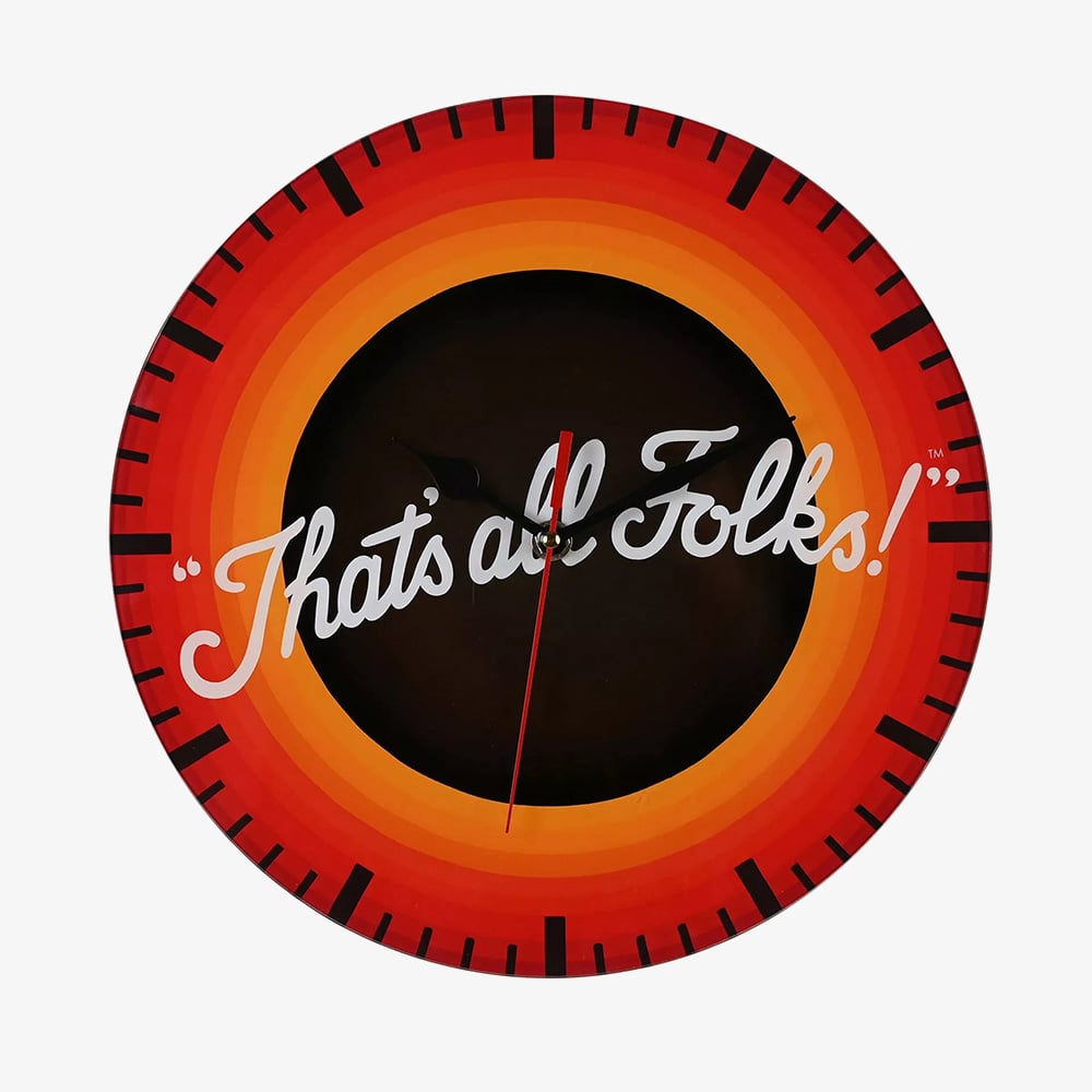 Warner Bros Looney Tunes Glass Wall Clock WB532