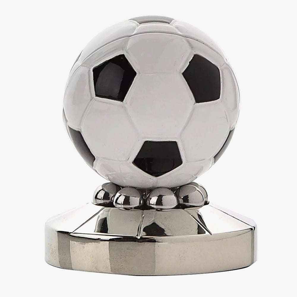 WM Widdop Miniature Rotating Football Clock 9878