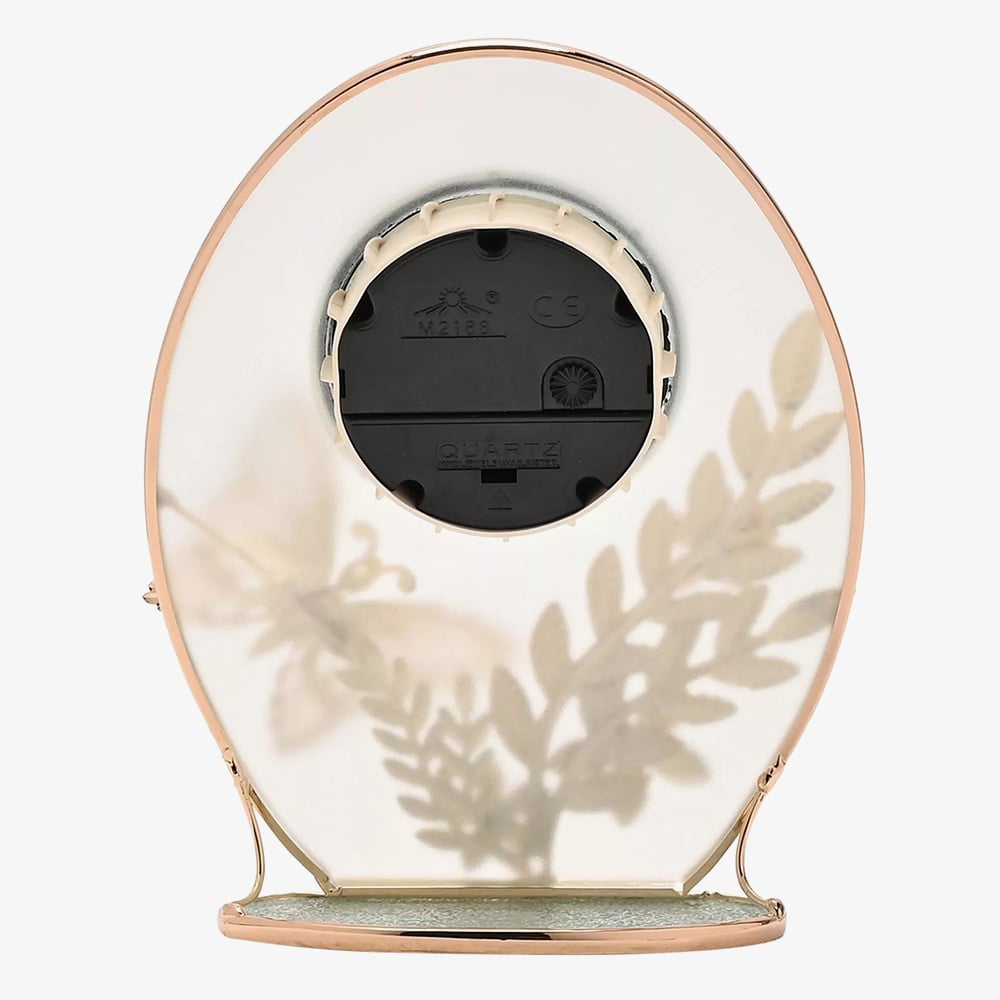 Sophia Gold Butterfly Mantel Clock SP3506CK
