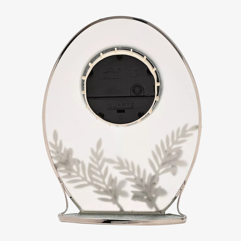 Sophia Silver Daisy Mantel Clock SP3505CK