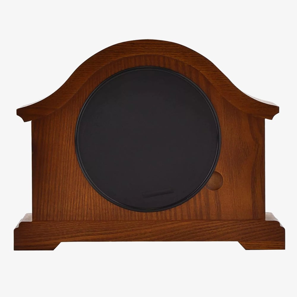 WM Widdop Walnut Wooden Mantel Clock W2651W