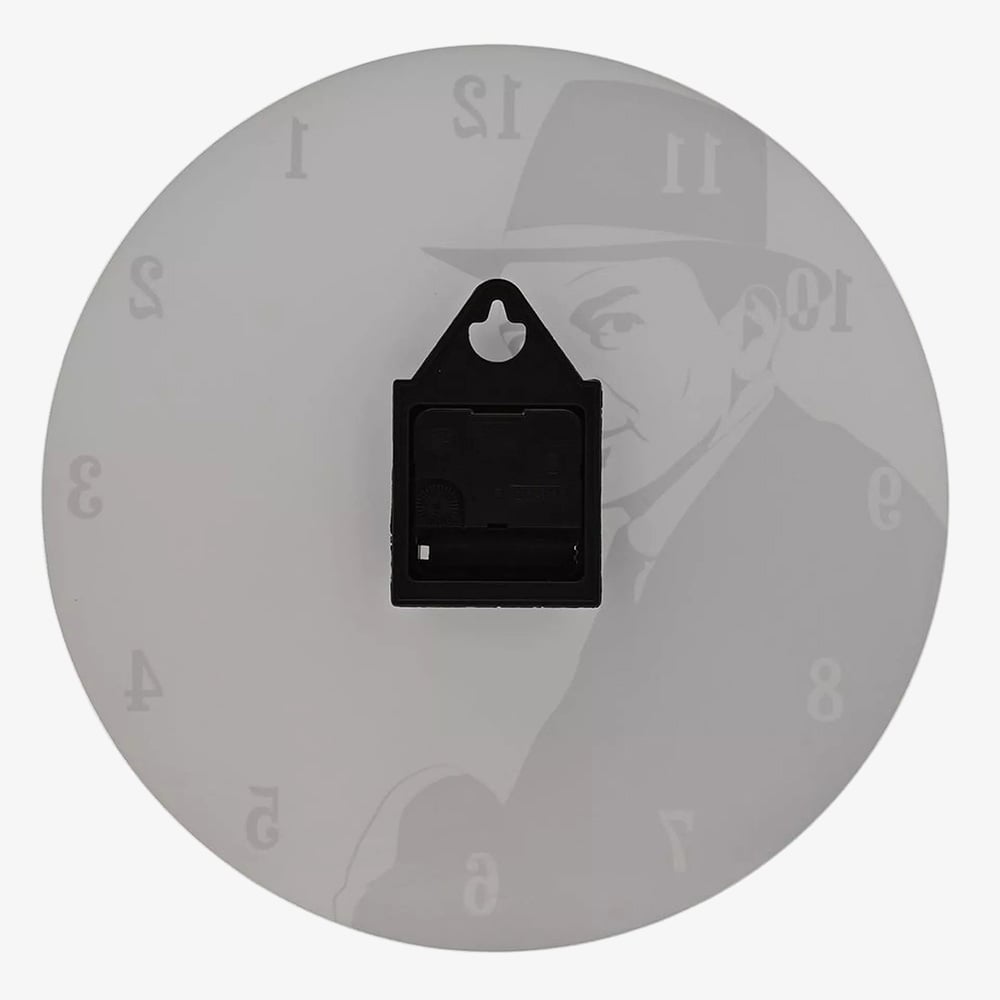 Hometime The 50s Crooner Glass Wall Clock W8058
