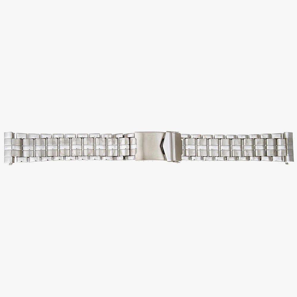 Darlena Silver Stainless Steel Centre Clasp Bracelet Watch Strap WB30101