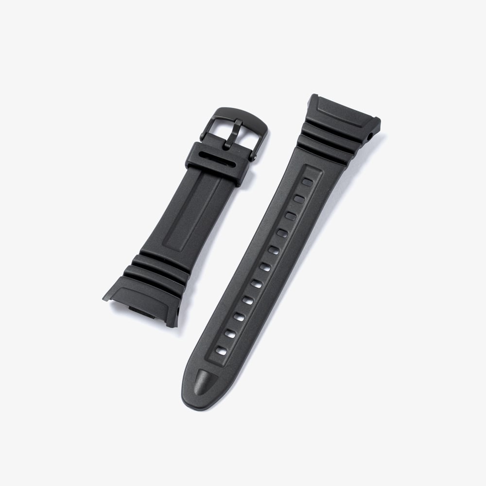 Casio W-96H Black Rubber Watch Strap 10076822