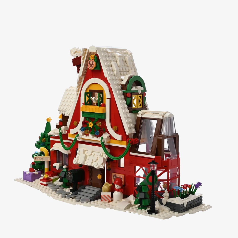 Toy Shop Christmas Chalet Brick Building Set Gift XM15906