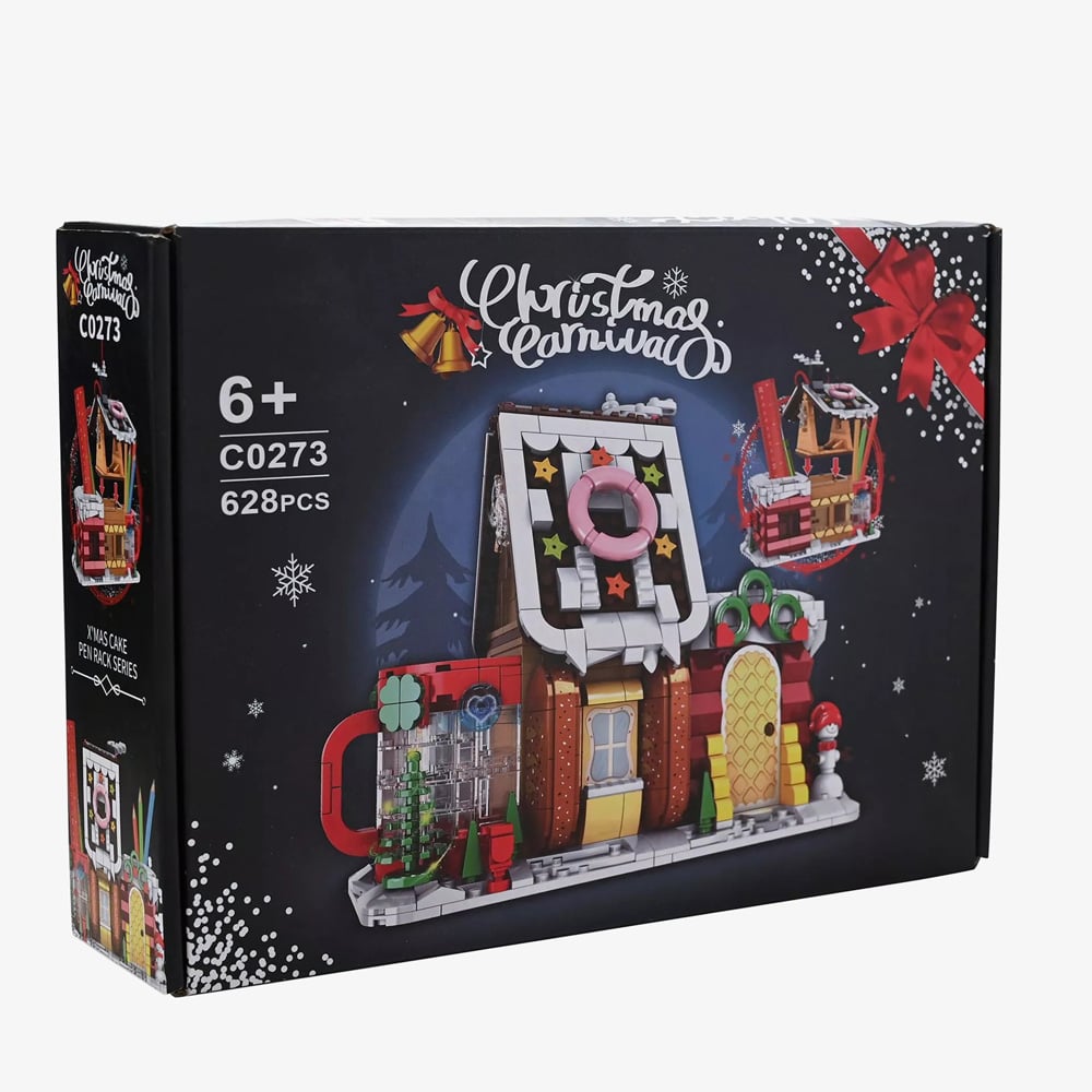 Toy Shop Gingerbread House Brick Building Set Gift XM15904