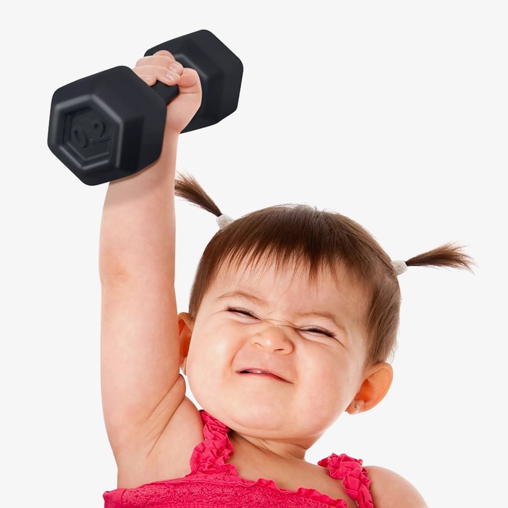 Fred Buff Baby Dumbell Rattle Gift 5151856