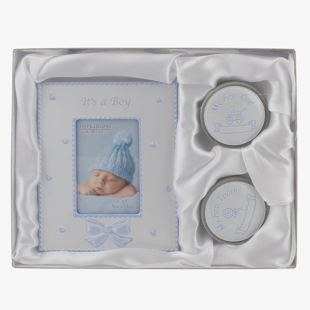 Celebrations Baby Boy Photo Frame Gift Set CG410