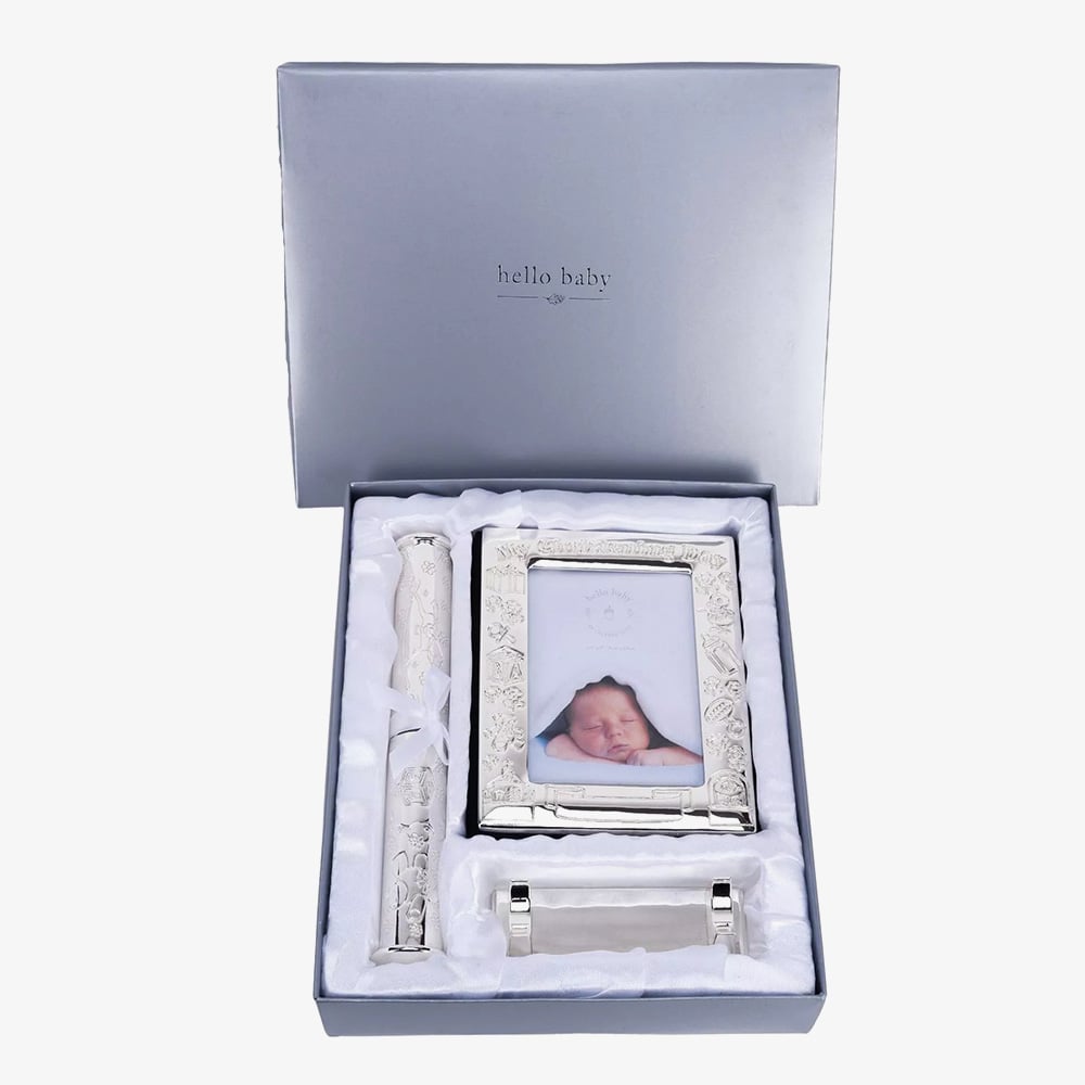 Celebrations My Christening Day Album &amp; Certificate Stand Gift 8887CH