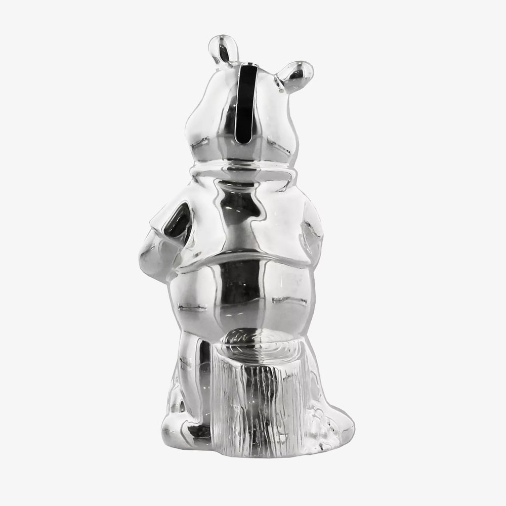 Disney Winnie The Pooh Silver Plated Money Box DI124