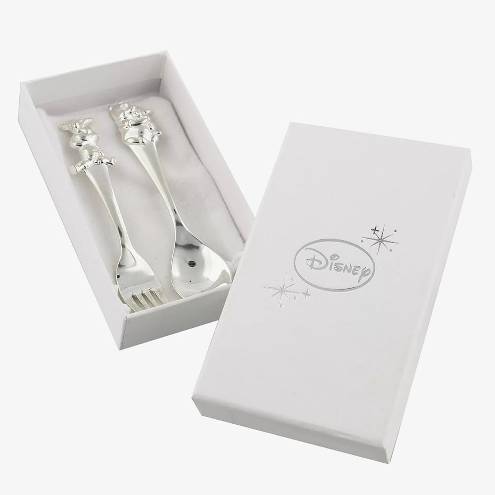 Disney Winnie The Pooh Silver Plated Cutlery Set Gift DI123