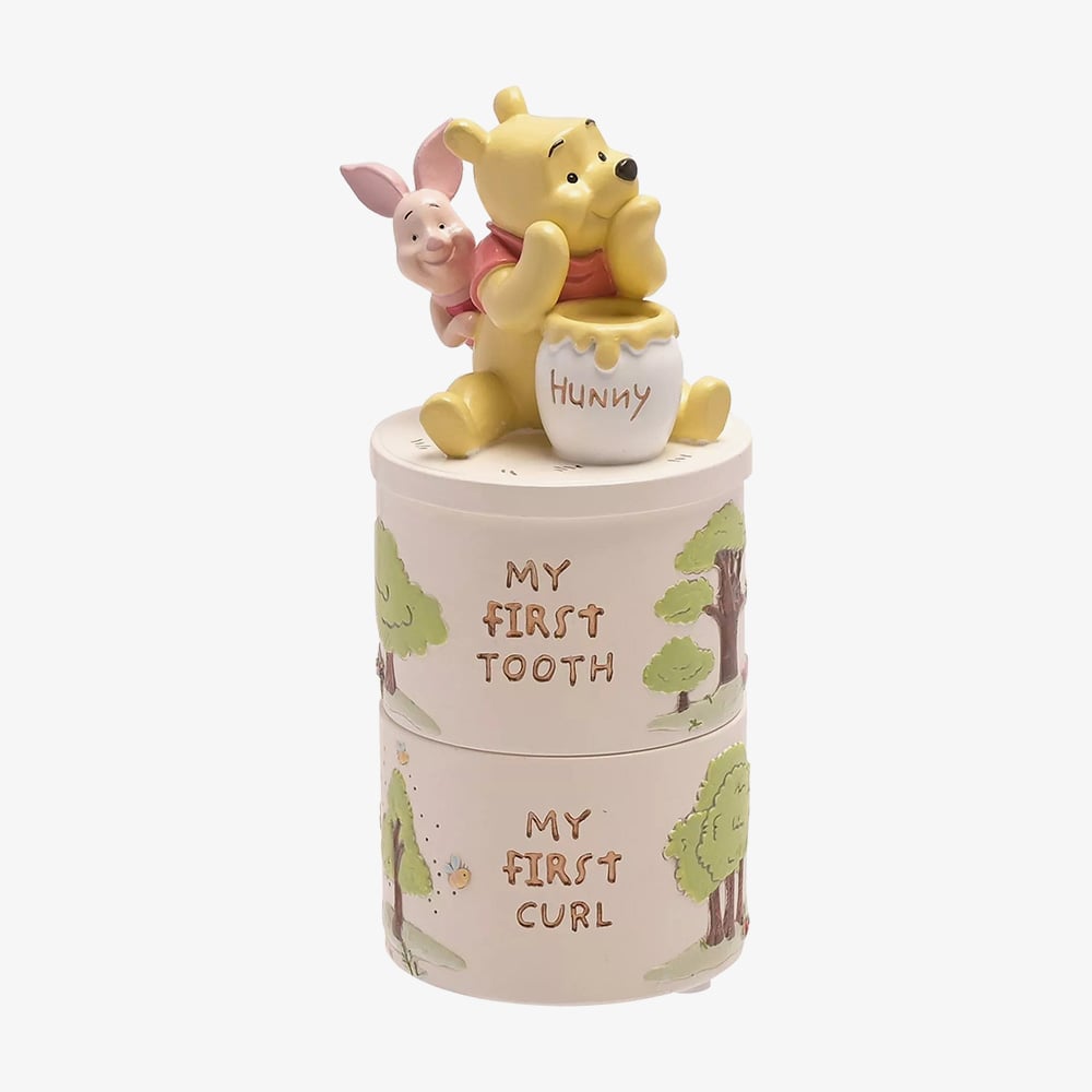Disney Winnie The Pooh Tooth And Curl Trinket Box Set DI2068
