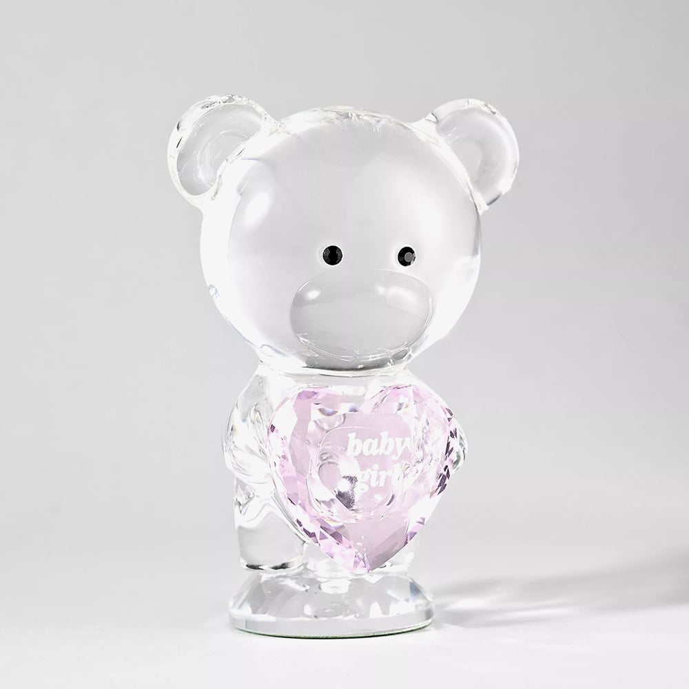 Crystocraft Crystal Bear Baby Girl Gift SP3641