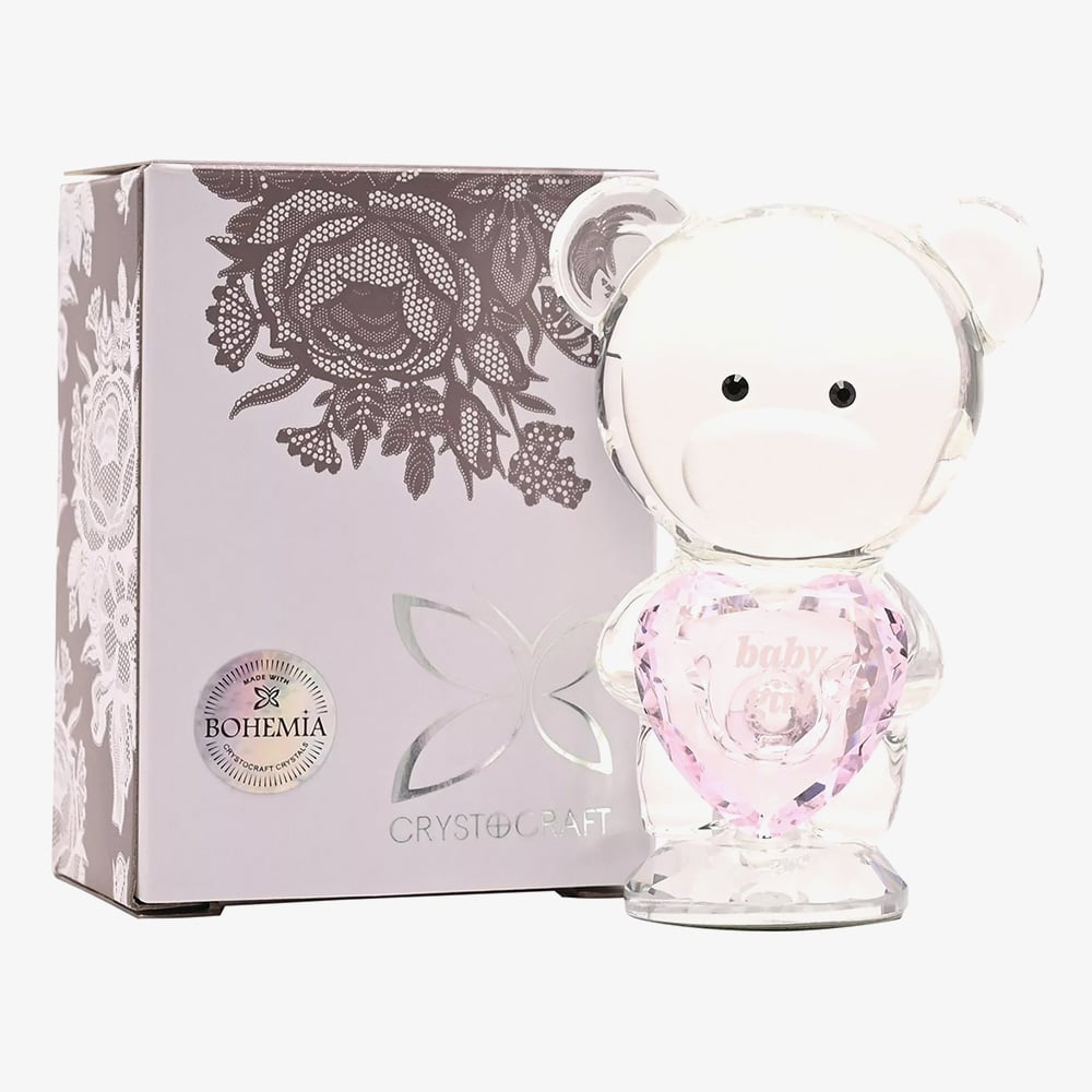 Crystocraft Crystal Bear Baby Girl Gift SP3641
