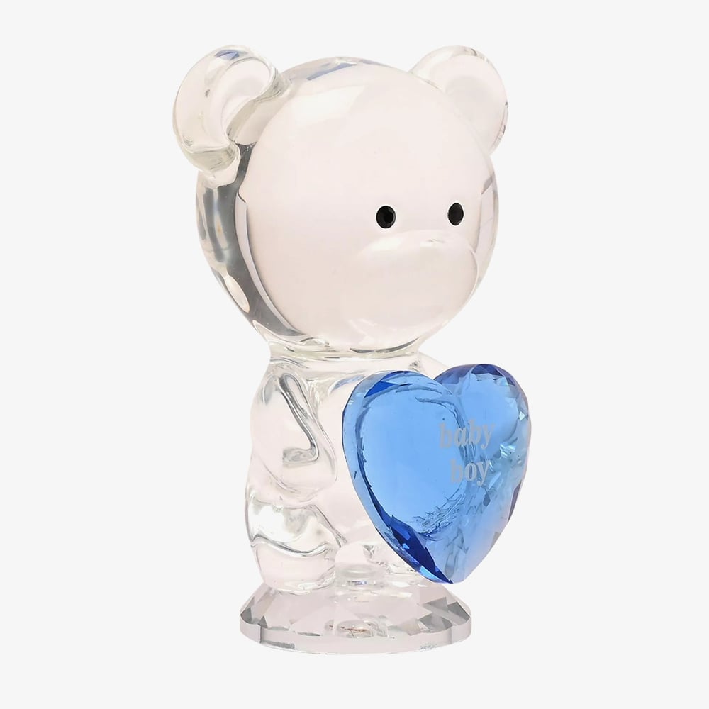 Crystocraft Crystal Bear Baby Boy Gift SP3640
