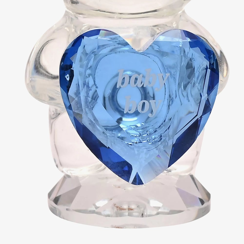 Crystocraft Crystal Bear Baby Boy Gift SP3640