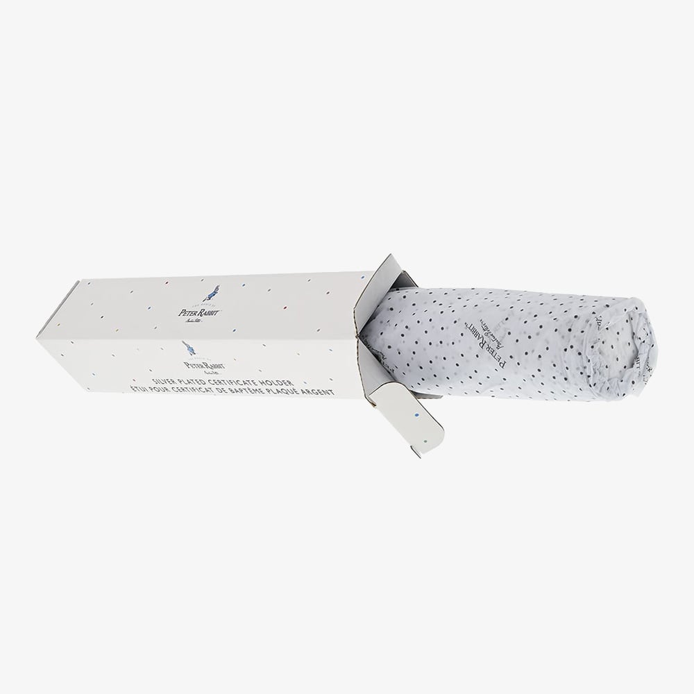 Peter Rabbit Silver Plated Certificate Holder A32332