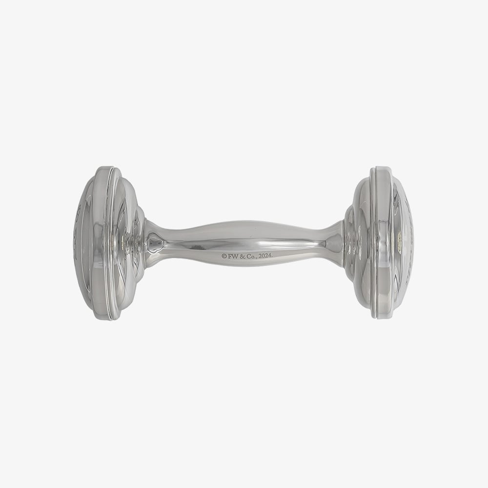 Peter Rabbit Silver Plated Baby Rattle Gift A32350