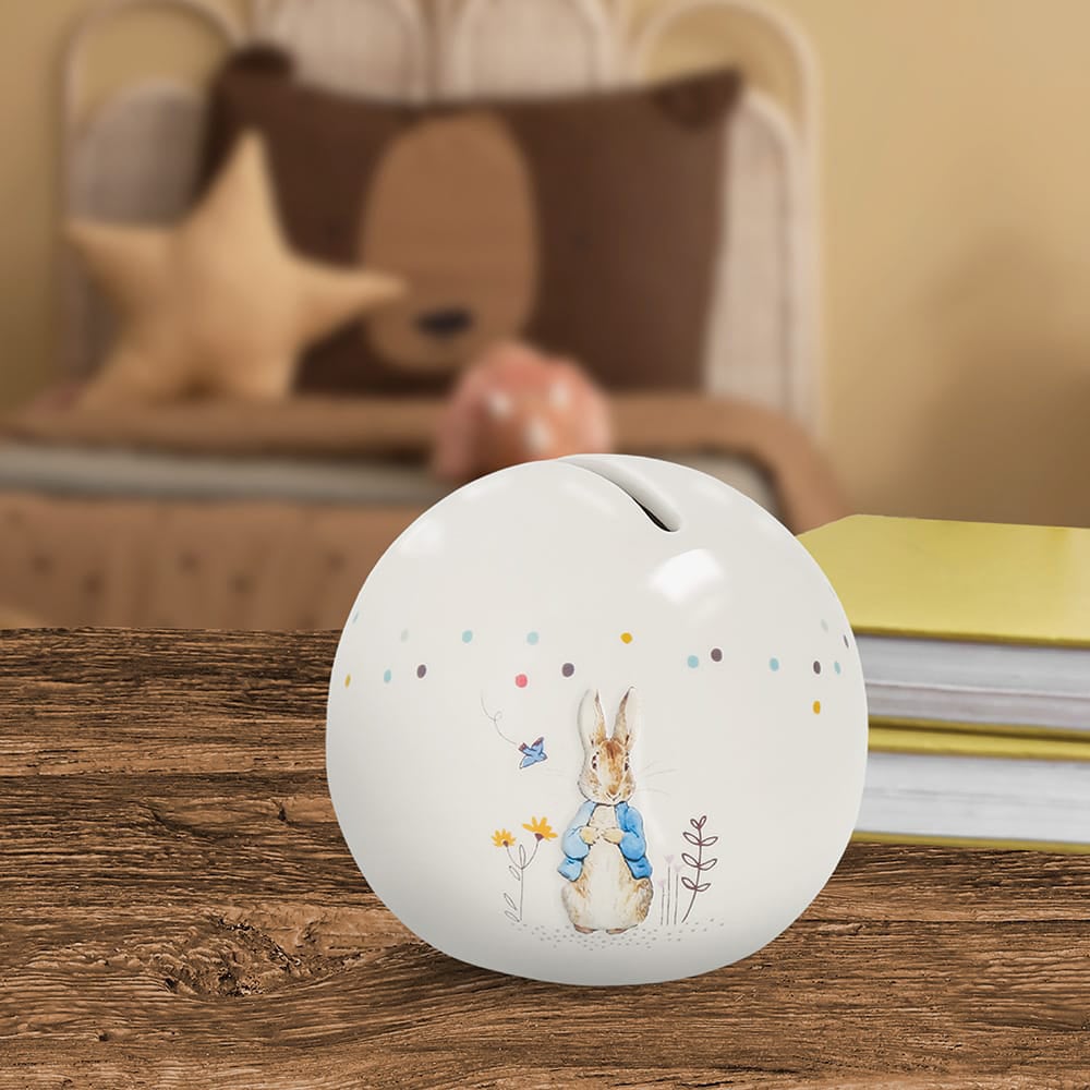 Peter Rabbit Sphere Money Box A32393