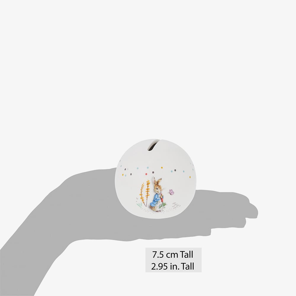 Peter Rabbit Sphere Money Box A32393