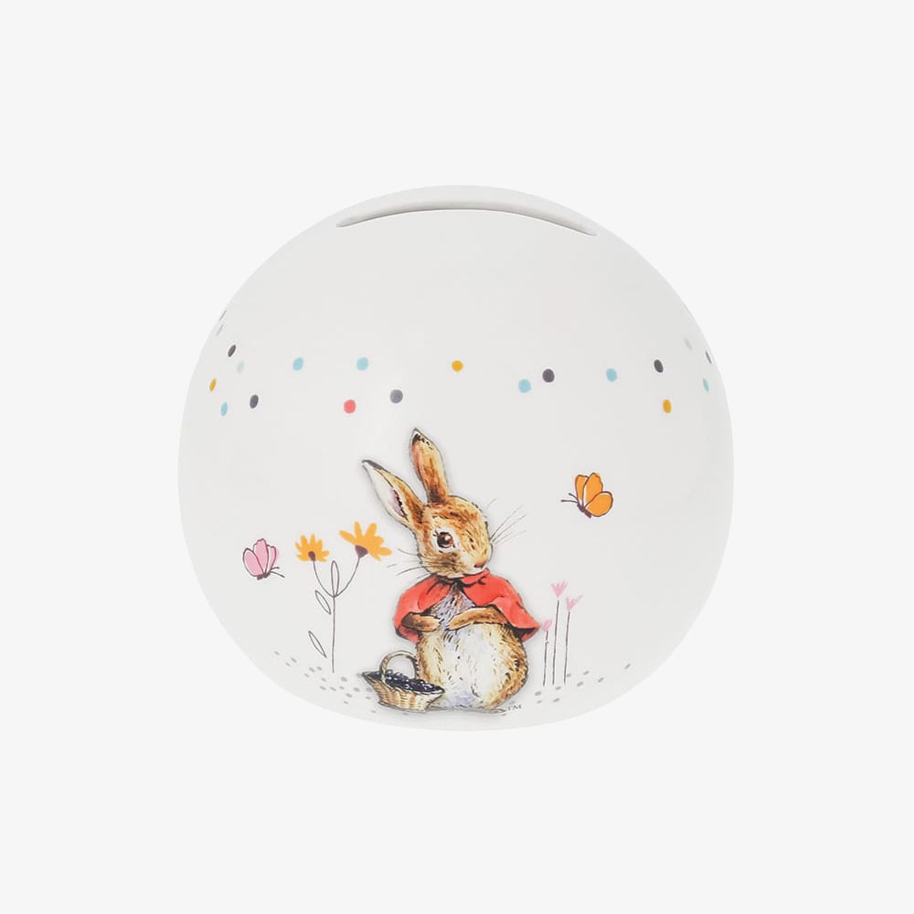 Peter Rabbit Flopsy Sphere Money Box A32394