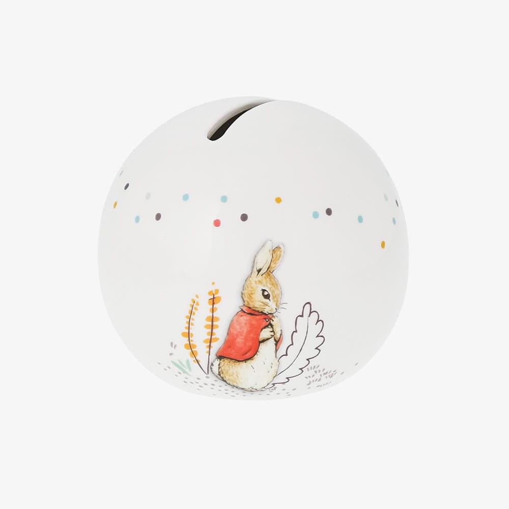 Peter Rabbit Flopsy Sphere Money Box A32394