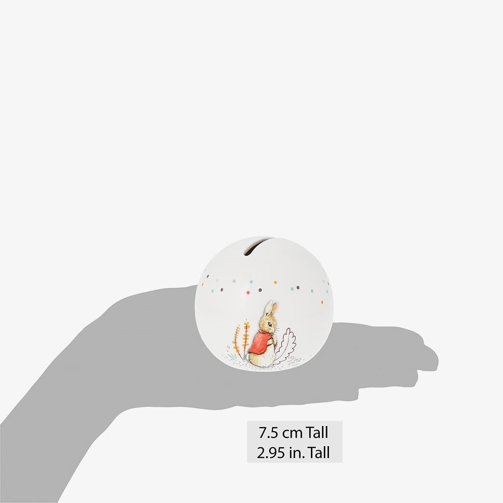 Peter Rabbit Flopsy Sphere Money Box A32394