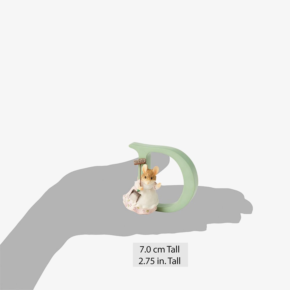 Peter Rabbit Decorative Hunca Munca Letter D A4996