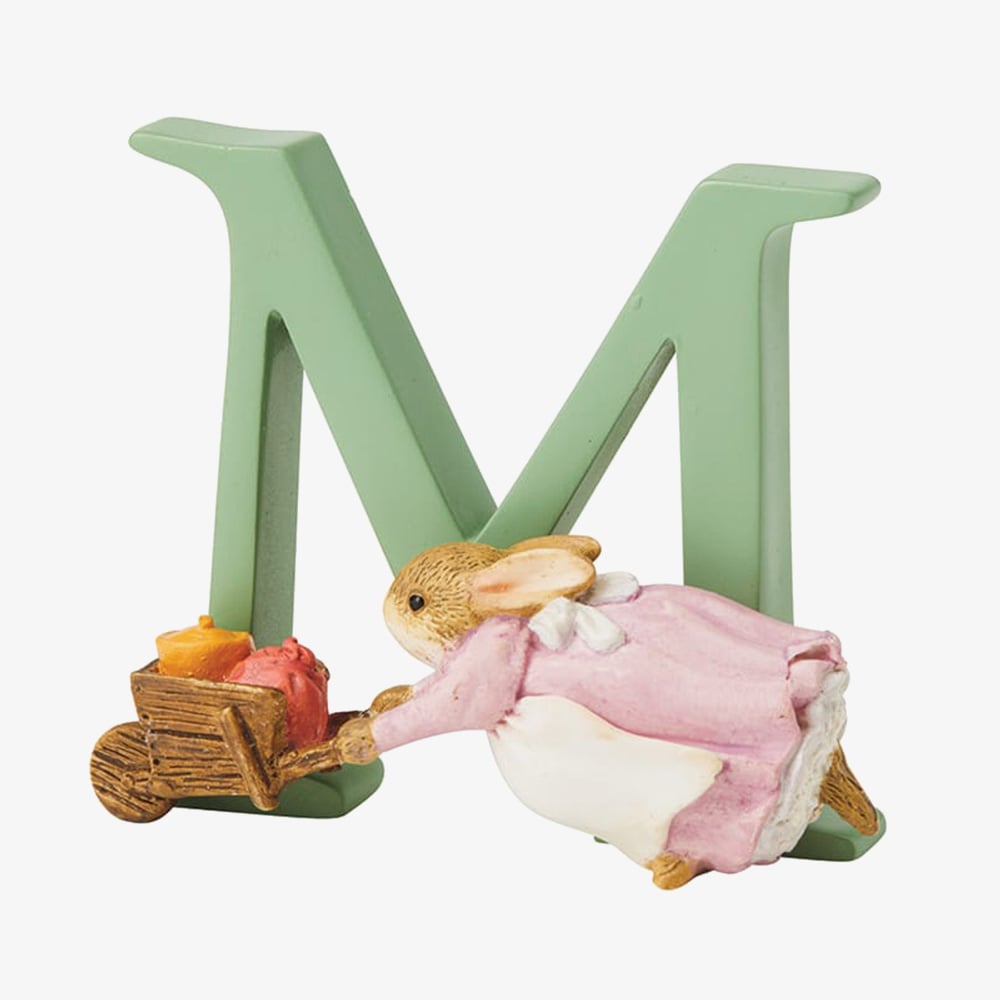 Peter Rabbit Decorative Cecily Parsley Letter M A5005