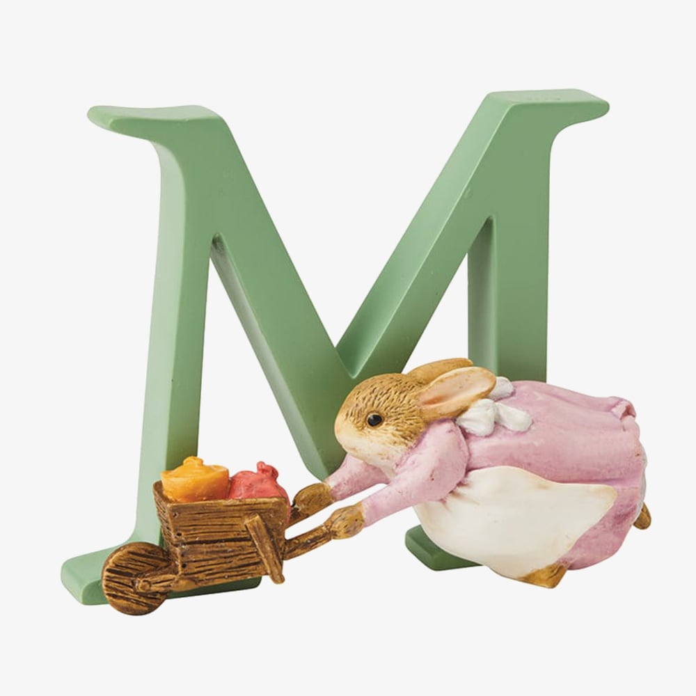 Peter Rabbit Decorative Cecily Parsley Letter M A5005
