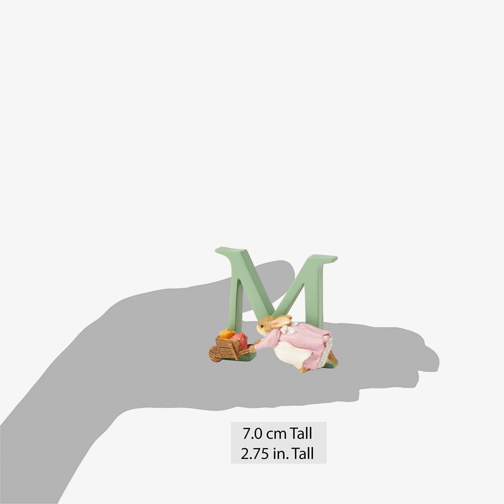 Peter Rabbit Decorative Cecily Parsley Letter M A5005
