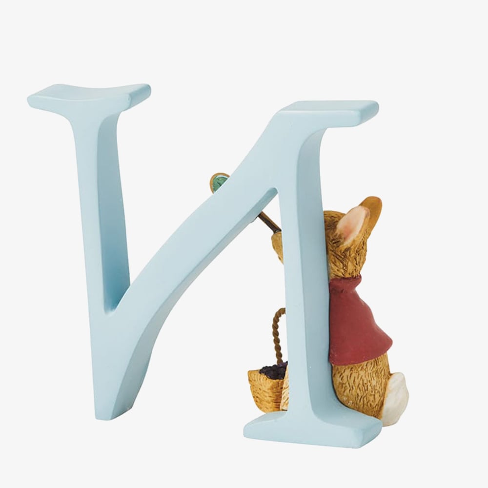 Peter Rabbit Decorative Cotton-Tail Letter N A5006