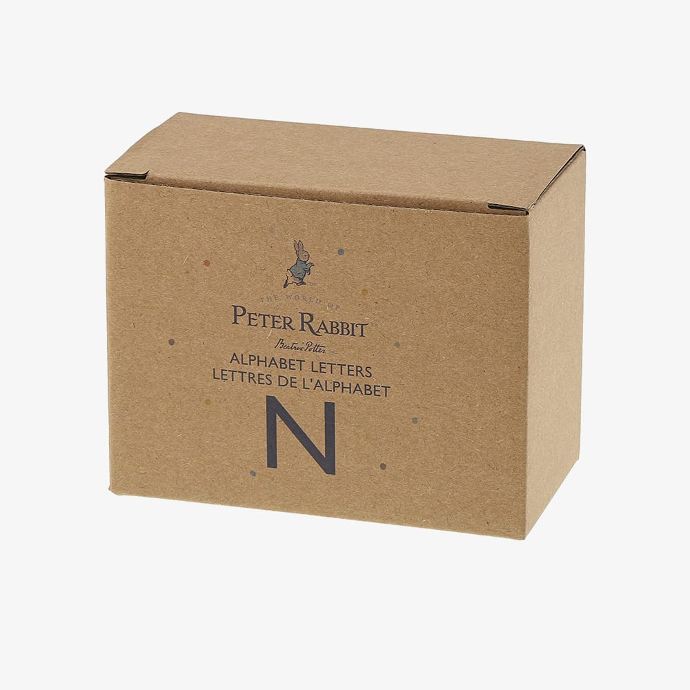 Peter Rabbit Decorative Cotton-Tail Letter N A5006