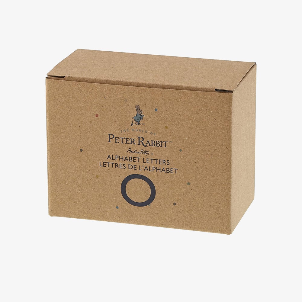 Peter Rabbit Decorative Peter Rabbit Running Letter O A5007