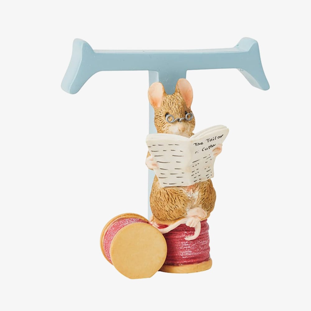 Peter Rabbit Decorative The Tailor Of Gloucester Letter T A5012