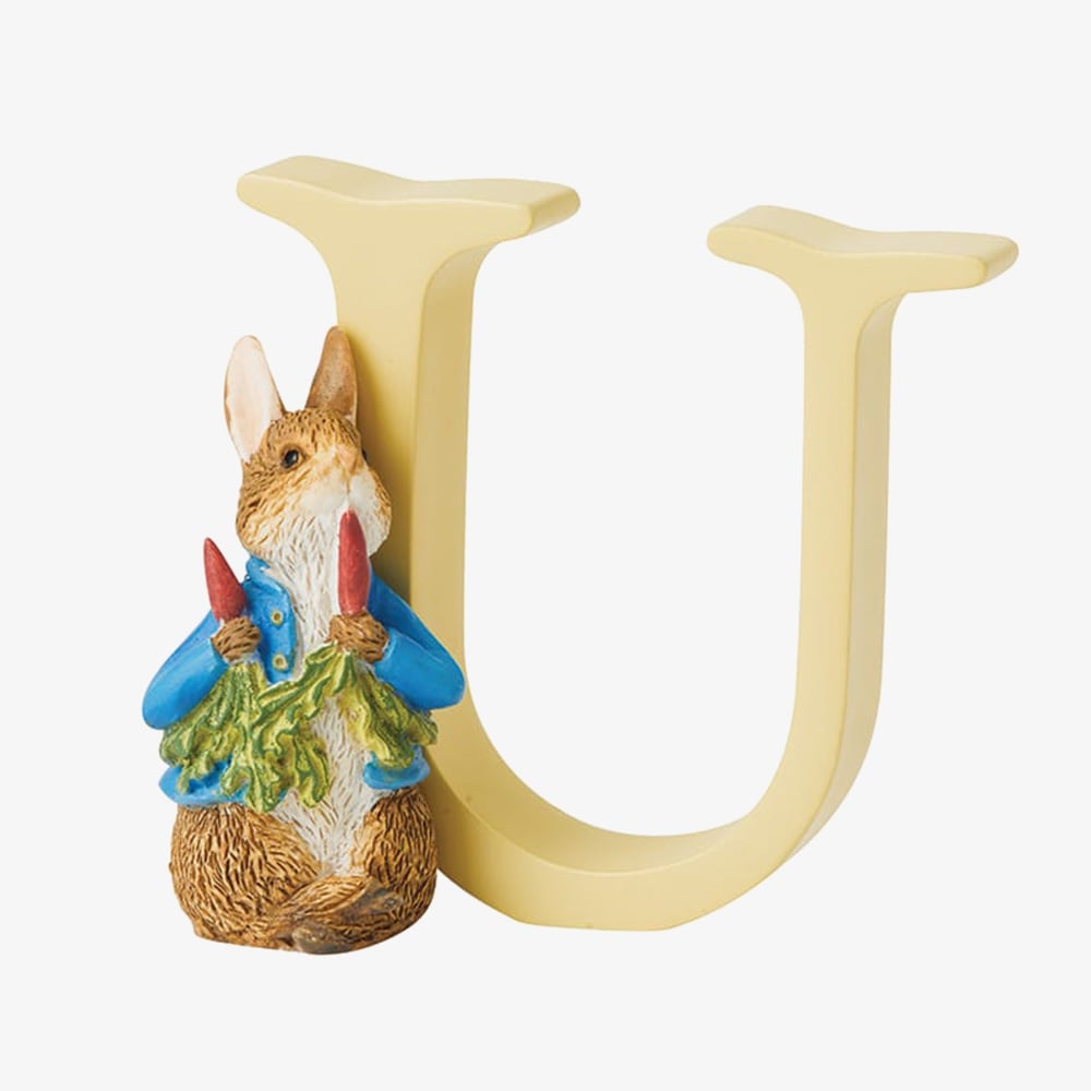 Peter Rabbit Decorative Peter Rabbit Letter U A5013