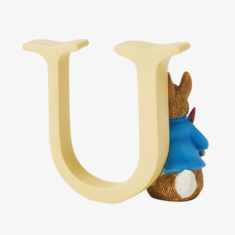 Peter Rabbit Decorative Peter Rabbit Letter U A5013