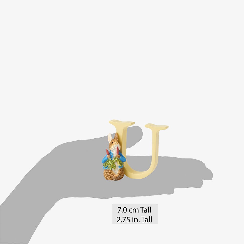 Peter Rabbit Decorative Peter Rabbit Letter U A5013