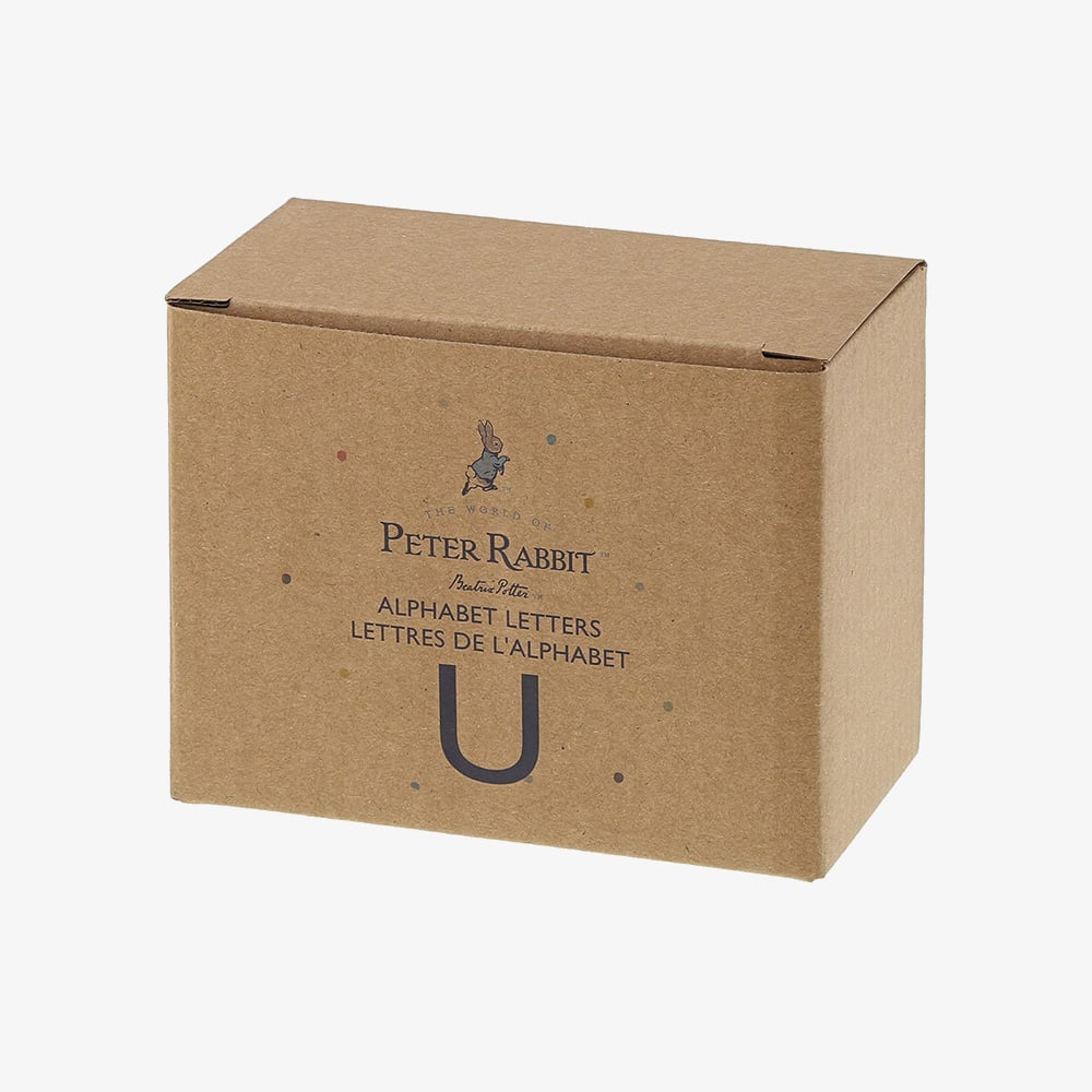 Peter Rabbit Decorative Peter Rabbit Letter U A5013
