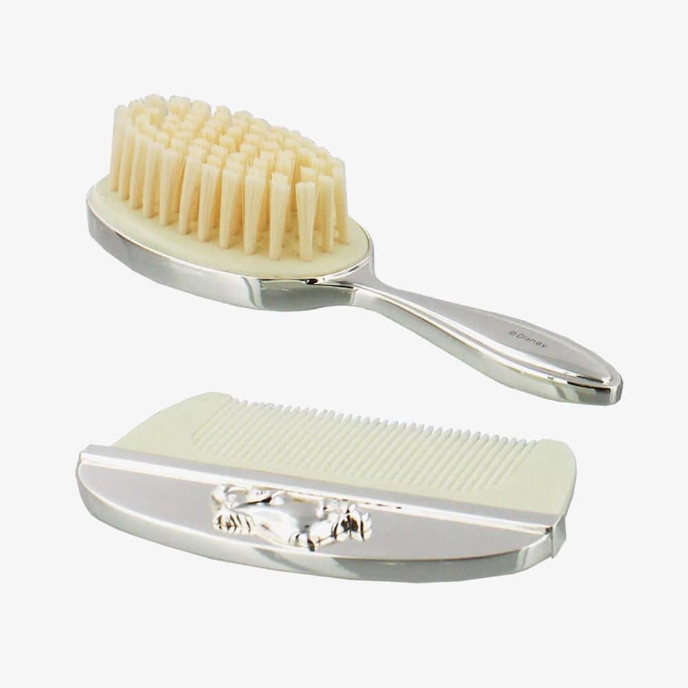 Disney Winnie The Pooh Silver Plated Brush Set Gift DI128