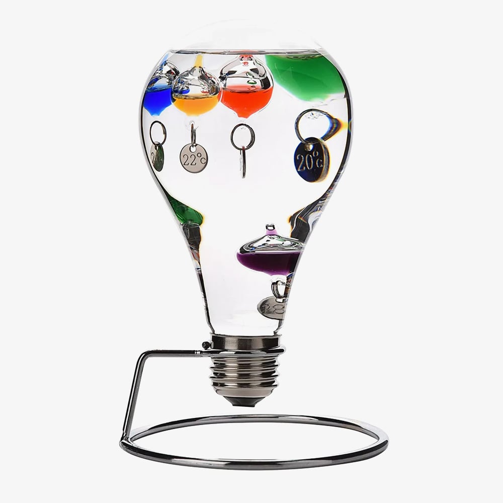 WM Widdop Large Light Bulb Galileo Thermometer G148