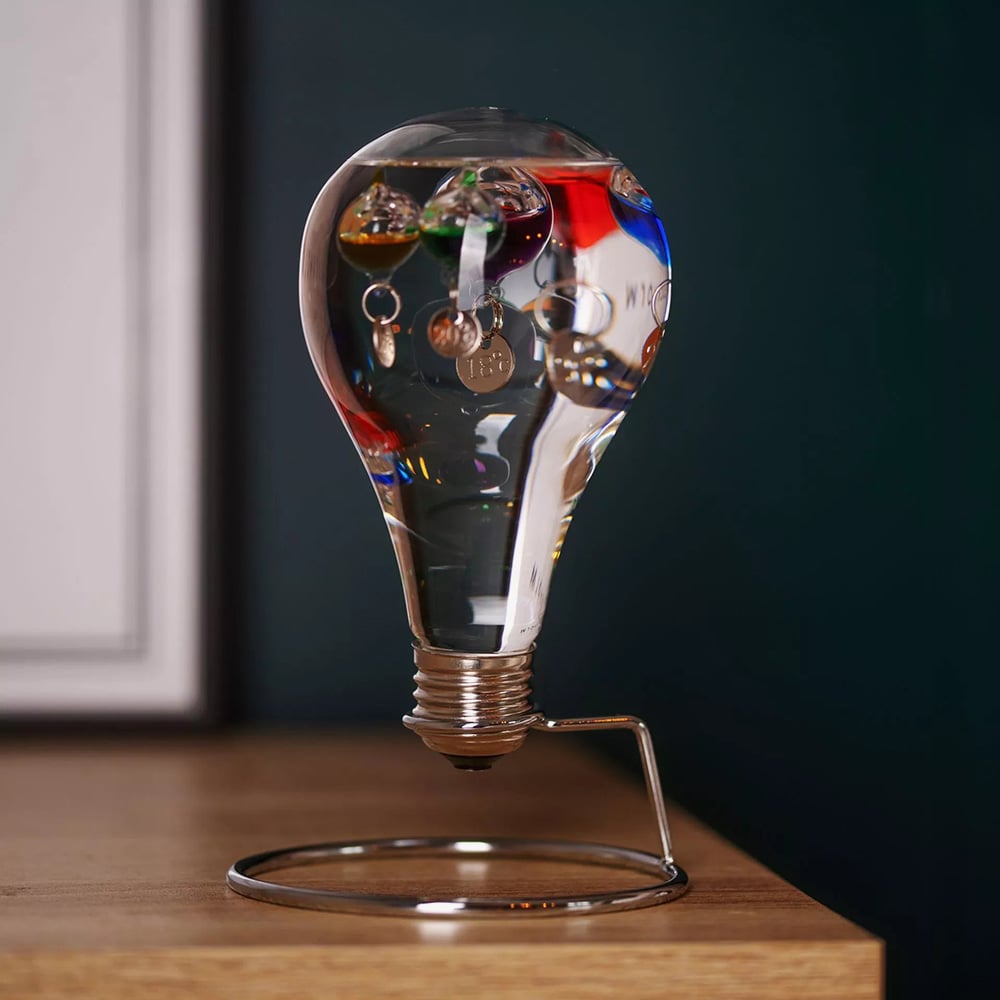 WM Widdop Large Light Bulb Galileo Thermometer G148