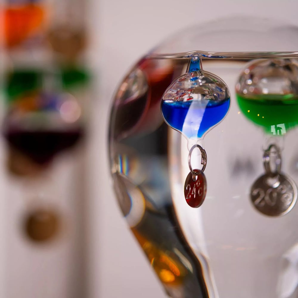 WM Widdop Large Light Bulb Galileo Thermometer G148
