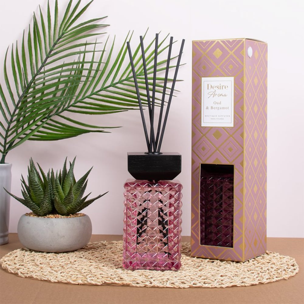 Desire Aroma Oud & Bergamot 500ml Reed Diffuser LP76459