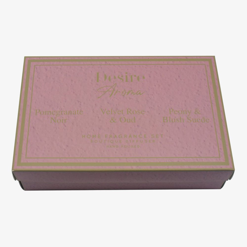Desire Aroma Pink Set Of 3 Diffusers LP76764A