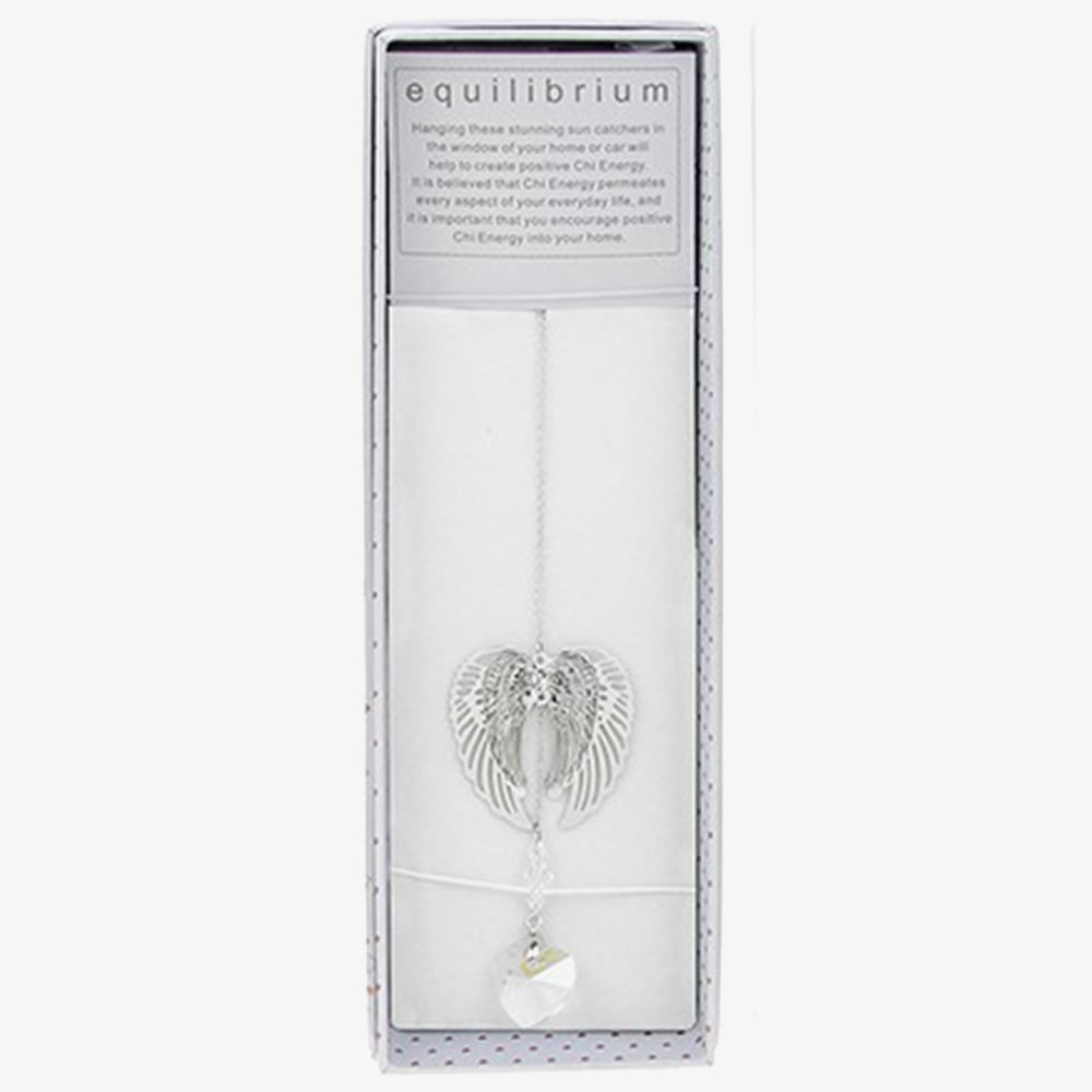 White 3D Angel Wings Suncatcher 59700 (WHT)