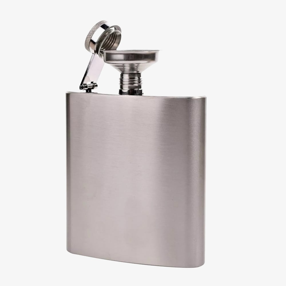 Harvey Makin Ss 6Oz Hip Flask Gift HM2475