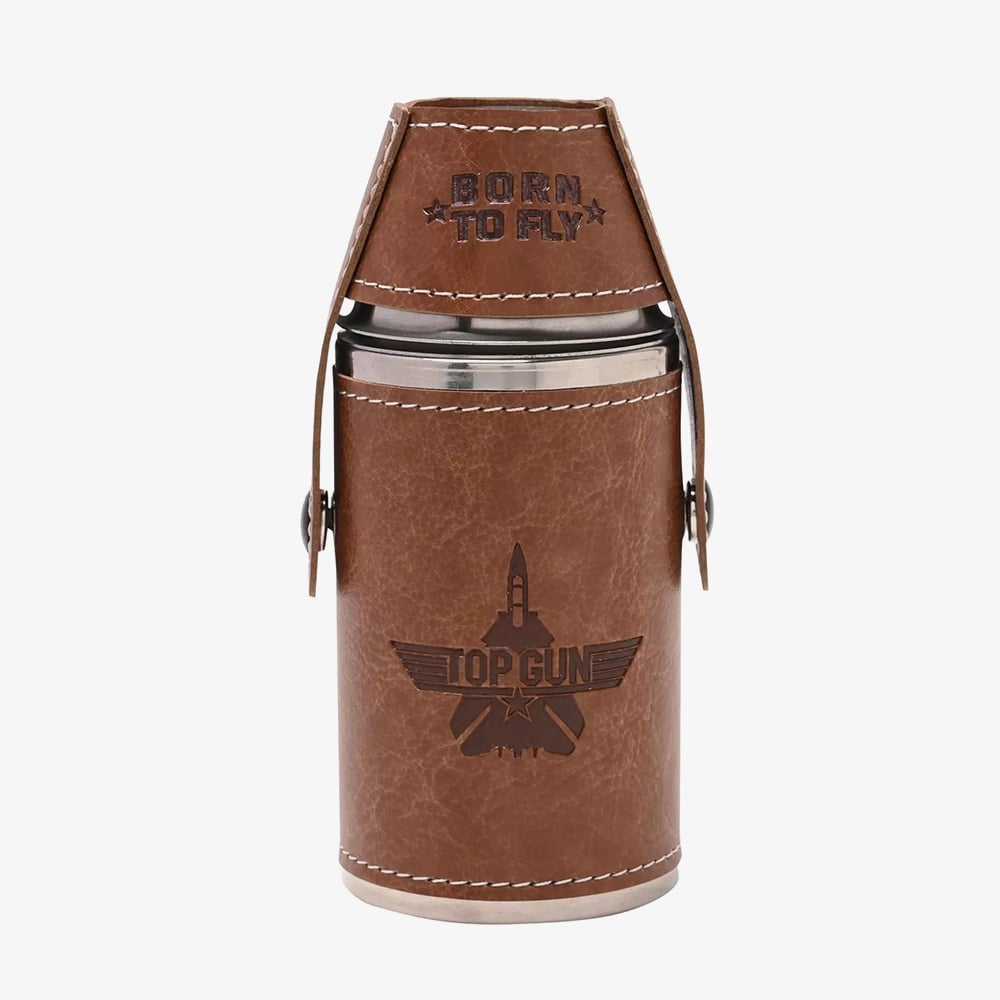 Top Gun Metal 6oz Travel Flask Gift PM102